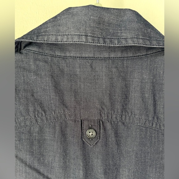Express Denim Button-Up Shirt | Size S | Adjustable Sleeves | Perfect Condition - Picture 5 of 11